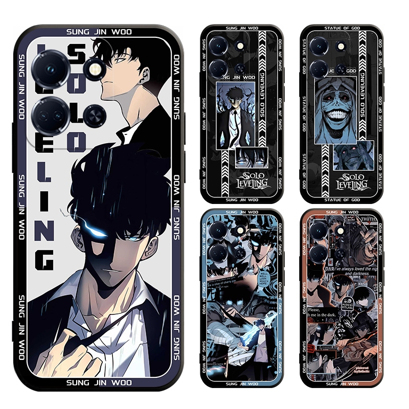เคส infinix note zero 40 30 pro plus + vip x6850 x6851 x6851b X6833B X6711 X678B X6710 X6739 X6731 4G 5G โทรศัพท์มือถือแบบนิ่ม ลาย The solo leveling สําหรับ