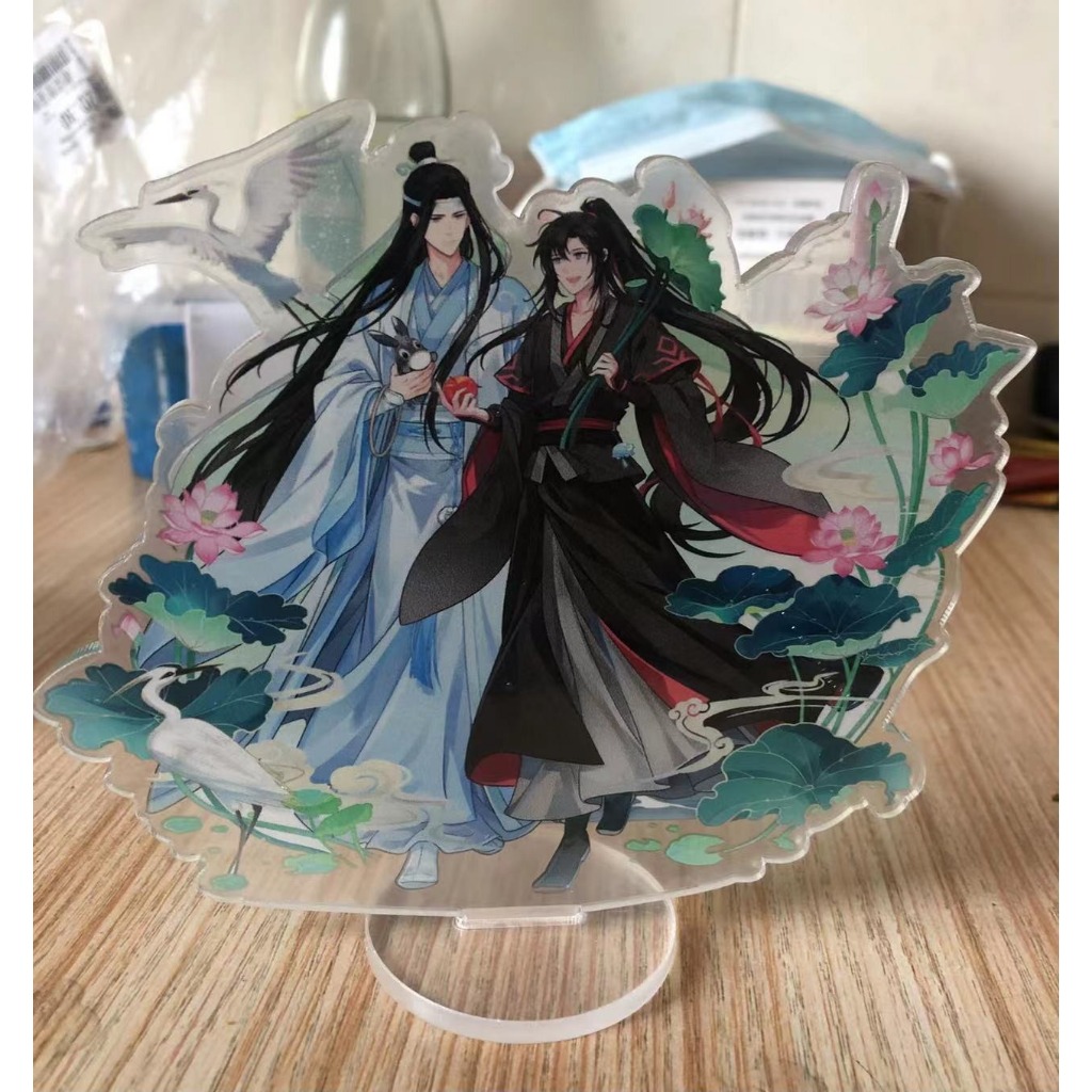โมเดลฟิกเกอร์สแตนดี้ Mo Dao Zu Shi Grandmaster of Demonic Cultivation Lan Wangji Wei Wuxian อะคริลิค ของเล่นสําหรับเด็ก
