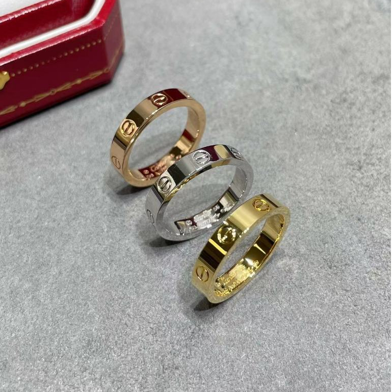แหวนคู่รัก แฟชั่นคลาสสิก เครื่องประดับ ของขวัญ สําหรับทุกเพศ ทุกวัย