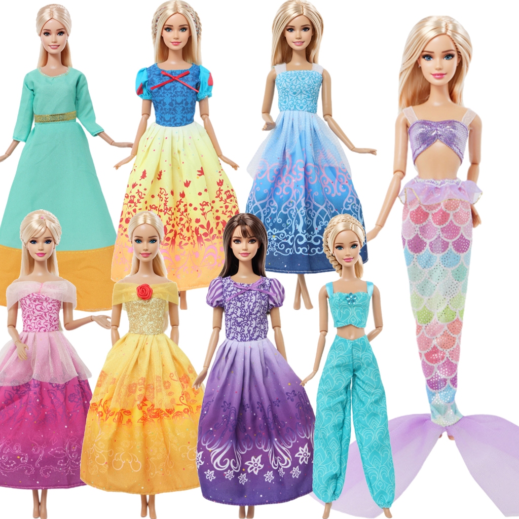 1x ตุ๊กตาเจ้าหญิงชุด Party Ball Gowns ชุดเสื้อผ้าสําหรับ 30 ซม.ตุ๊กตาอุปกรณ์เสริม 1/6 11.5 นิ้วตุ๊กตาสาวของเล่น (NO DOLLS)