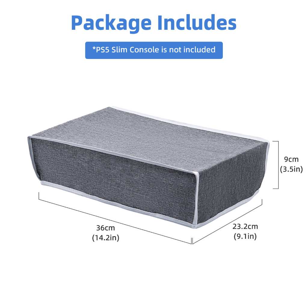 ผ้าคลุมคอนโซล ป้องกันฝุ่น แนวนอน สําหรับ PS5 Slim Console - รูปที่ 7