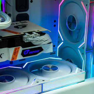 Jungle Leopard Interstellar V2 RS CPU บล็อกพัดลม ARGB 120 มม.สีขาวปริซึม Lian li รุ่นเดียวกัน Infinite Mirror Building Block Splicing พัดลมพีซีเดี่ยว 5V 3PIN เมนบอร์ดแสง Sync