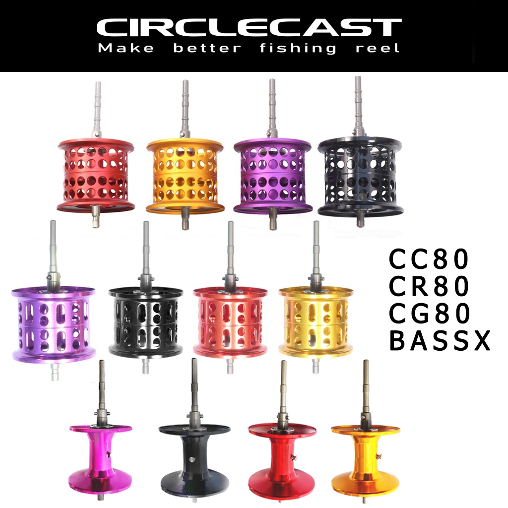 สปูนแต่ง สปูนตื้น DAIWA CC80 CR80 CG80 BASS X BFS Spool UL อุปกรณ์เสริม แสงซุปเปอร์