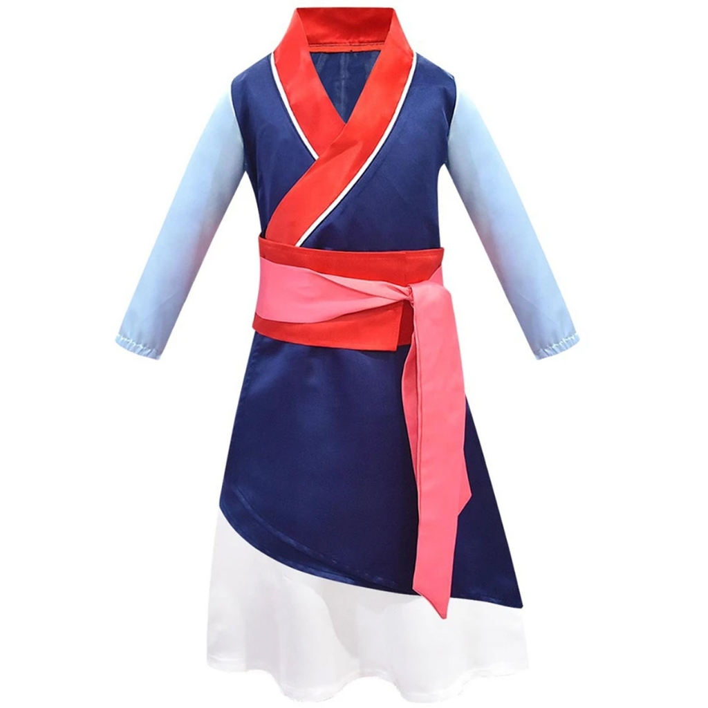 ภาพยนตร์ใหม่ฮาโลวีน Hua Mulan เครื่องแต่งกายคริสต์มาส Mulan ชุดเสื้อผ้าจีนแบบดั้งเดิม Mulan ผู้หญิง