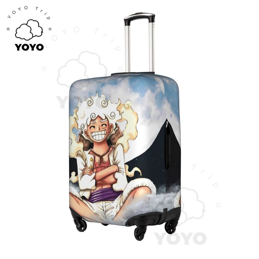 ผ้าคลุมกระเป๋าเดินทาง แบบหนา ยืดหยุ่นสูง ลาย One Piece 18 24 28 32 นิ้ว