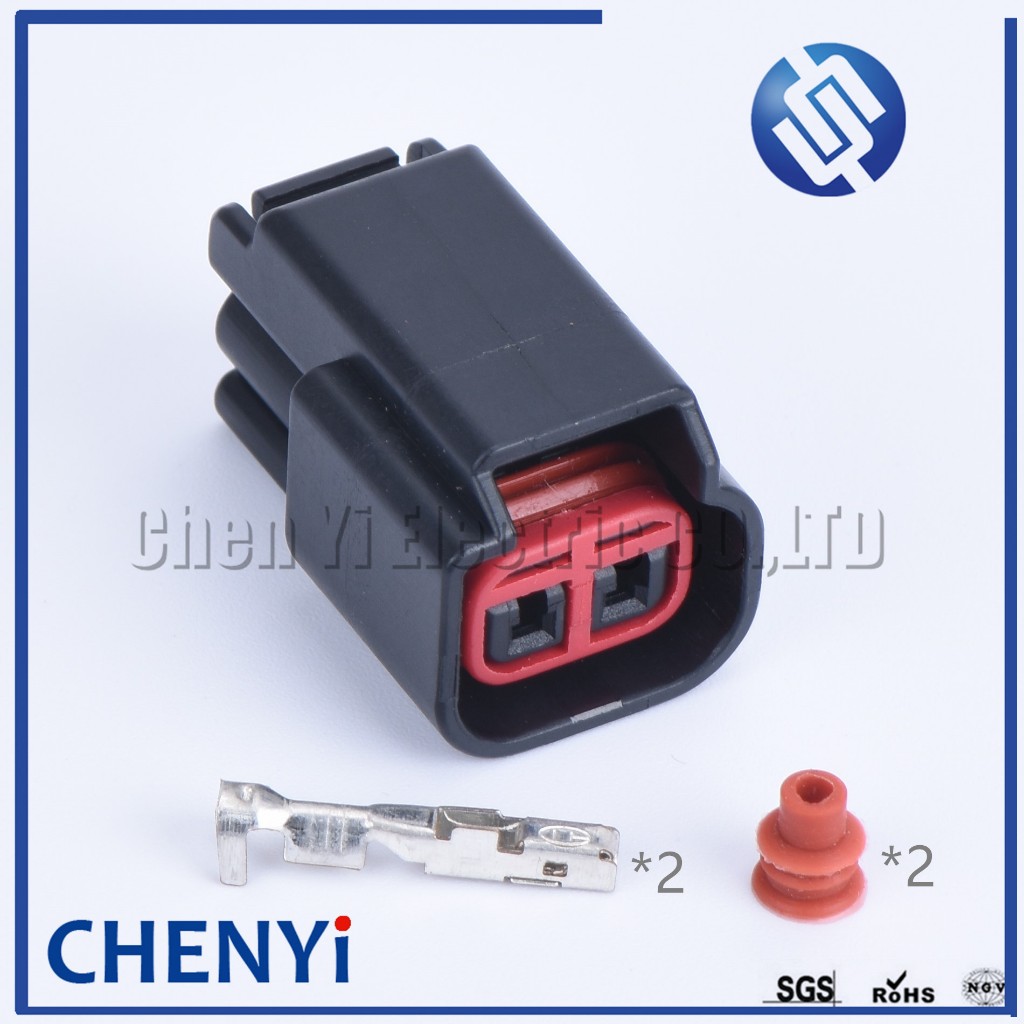 ปลั๊กหัวฉีดน้ํามันเชื้อเพลิง 2 Pin กันน้ํา E-3979 7283-8220 สําหรับ Ford Focus Mondeo Kuga EPC