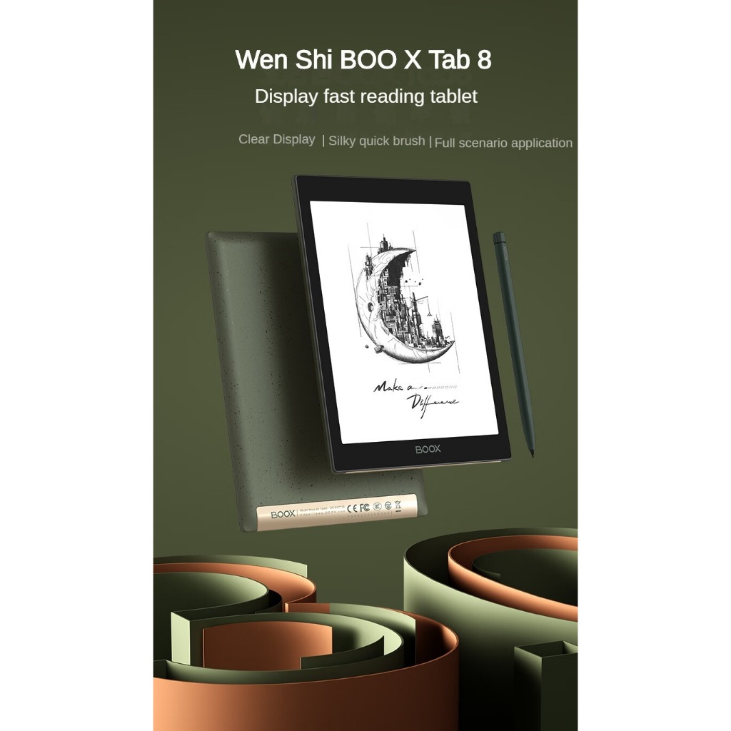 Boox Tab8 เครื่องอ่านหน้าจอหมึก E-Book 64G 7.8 นิ้ว [จัดส่งในวันเดียวกัน]