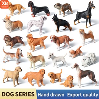 โมเดลฟิกเกอร์ PVC รูปสุนัขฟาร์มฮัสกี้ เยอรมัน เชพเพิร์ด เซนต…