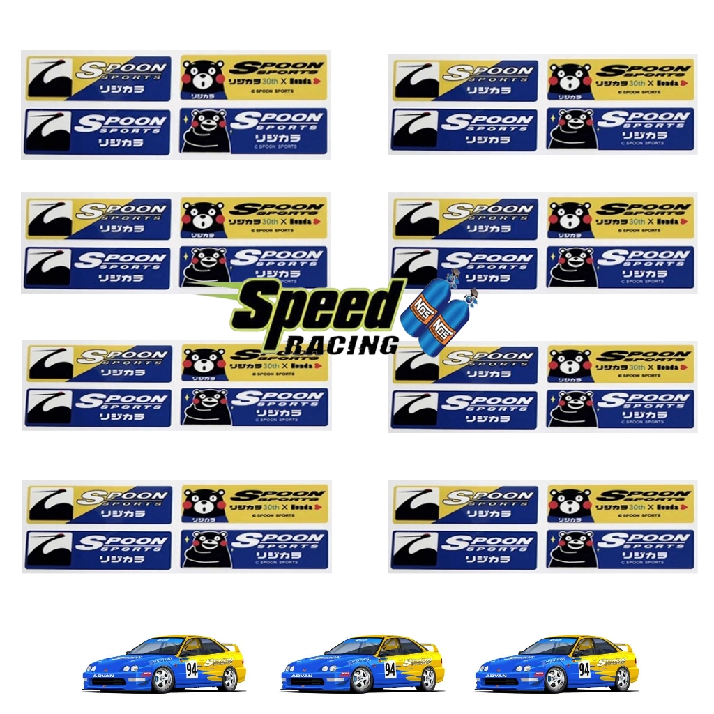 Jdm Speed Racing ช้อนกีฬาเรซิ่น 3D สติกเกอร์ป้ายสัญลักษณ์เกียร์ Shift Knob Decal