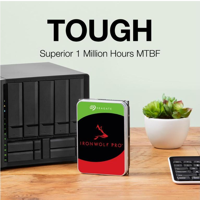 Seagate IronWolf ฮาร์ดไดรฟ์ภายใน ST2000VN004 2TB HDD 5900 RPM 64MB Cache SATA 6Gb/s 3.5 นิ้ว