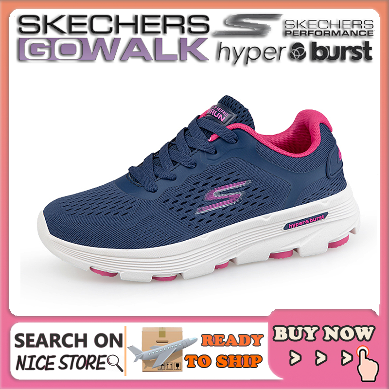 [รองเท้าผ้าใบผู้หญิง] Skechers_ Go-walk รองเท้าผ้าใบ สลิปออน กีฬา รองเท้าส้นแบน Kasut Sukan Wanita Walking Running Girl PKCV