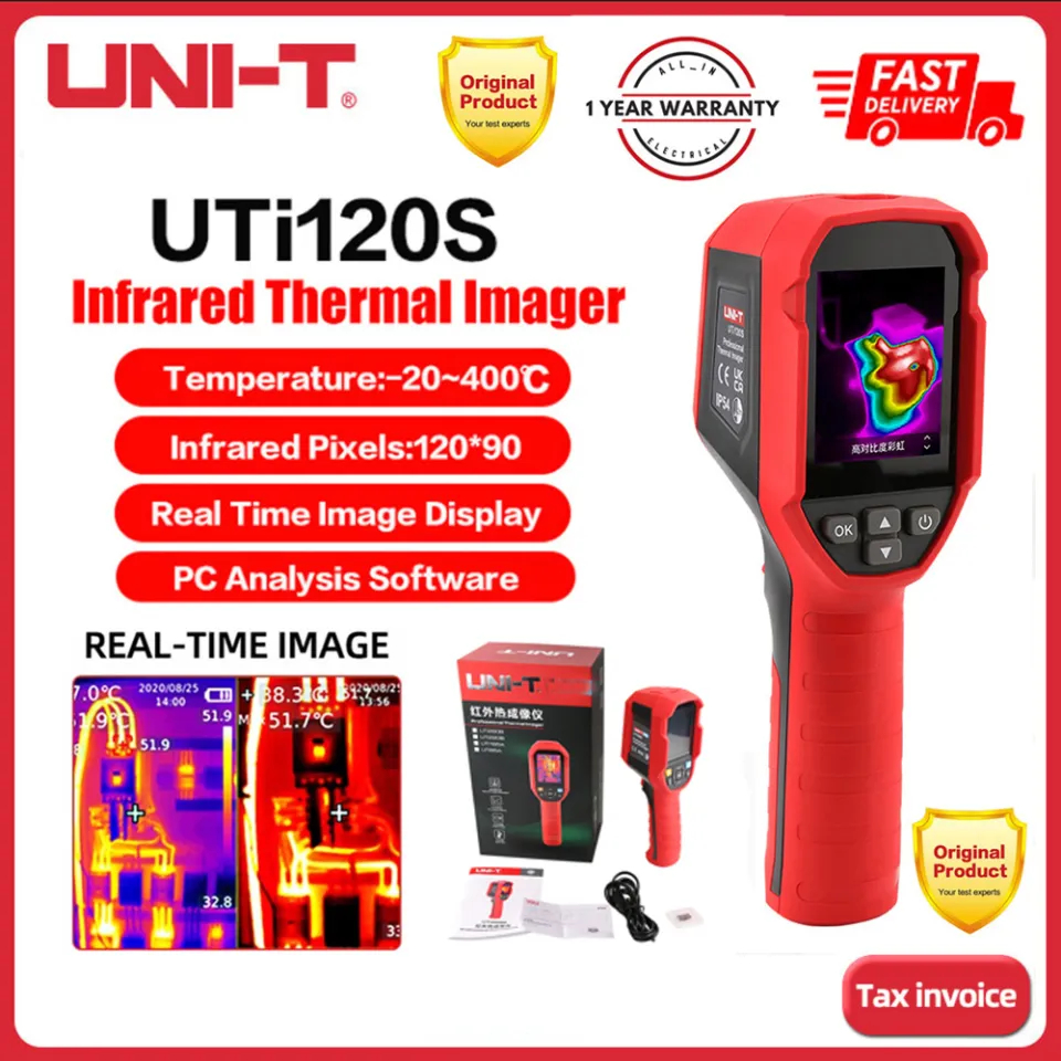 【พร้อมส่ง】UNI-T Uti120s Imager กล้องความร้อนอินฟราเรด -20~400℃ หลอดทดลองความร้อน สําหรับซ่อมแซมพื้น