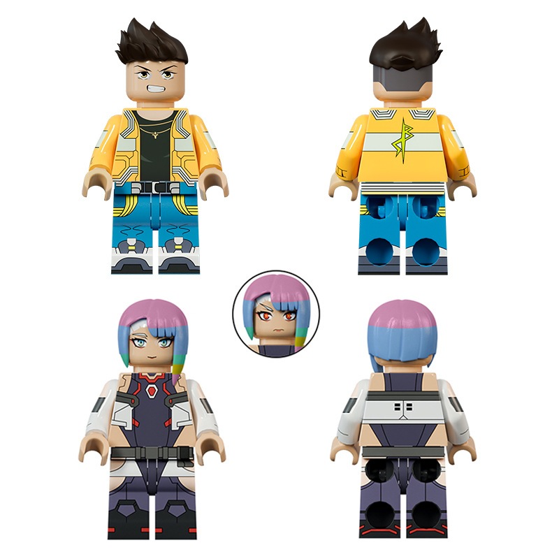 ของเล่นฟิกเกอร์ Cyberpunk Lucy David Edgerunners Block EV08 EV09