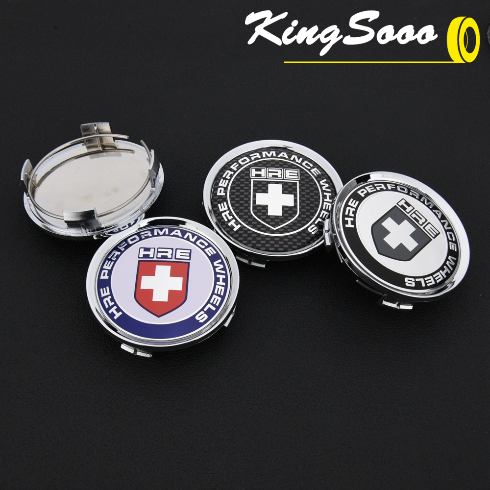 1ห่อ/4ตัว เส้นผ่าศูนย์กลางภายนอก 74มม(ขนาดขา 69มม) ฝาปิดดุมล้อ HRE โลโก้ ฝาครอบดุมล้อ ดุมล้อรถยนต์ สําหรับ เบนซ์ ขอบ สีดํา & สีเงิน