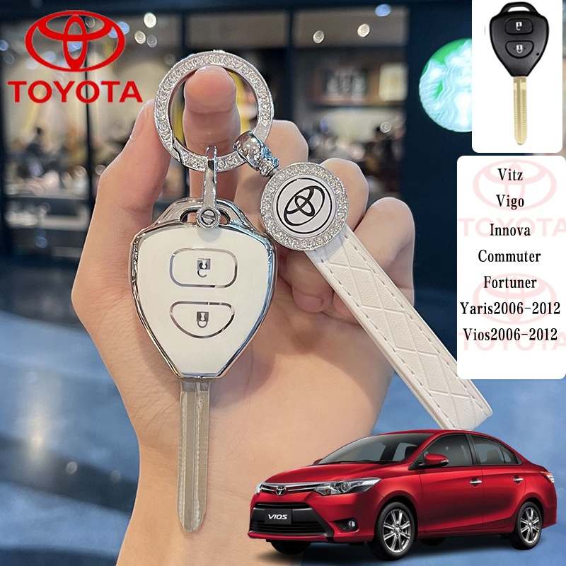 ใหม่ เคสกุญแจรีโมตรถยนต์ TPU พรีเมี่ยม สําหรับ Toyota Vios2006-2012 Yaris2006-2012 Vitz Commuter Vigo Innova Fortuner