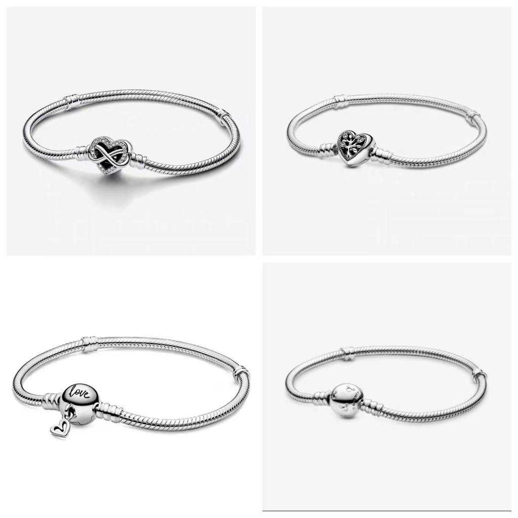 [ 2024 สไตล ์ ใหม ่ ] Panjia S925DIY แฟชั ่ น Transfer Bracelet/Female สร ้ อยข ้ อมือกระดูกงูสร ้ อยข ้ อมืออเนกประสงค ์