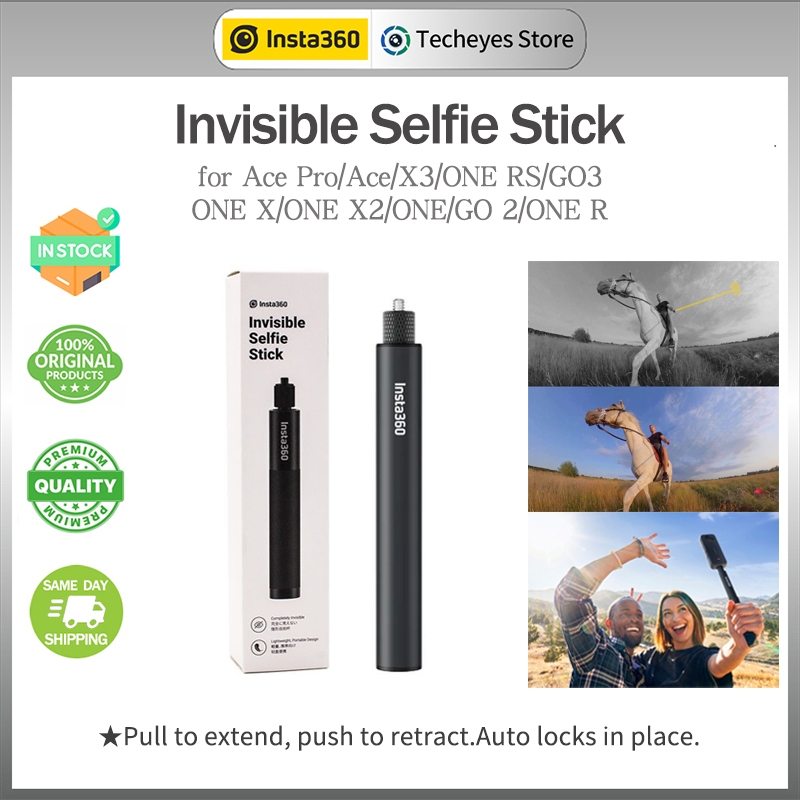 Original Insta360 70cm Invisible Selfie Stick for Insta360 Ace Pro/Ace/GO 3/X3/GO 2/ONE X2/ONE R/RS