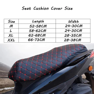 Seametal ผ้าคลุมเบาะรถจักรยานยนต์ หนัง Pu นิ่มมาก Honda ทุกรุ่น(เวฟ100,เวฟ110,เวฟ125,เวฟ125I,เวฟ110I,ดรีมซุปเปอร์คัพ,ดรีม125)