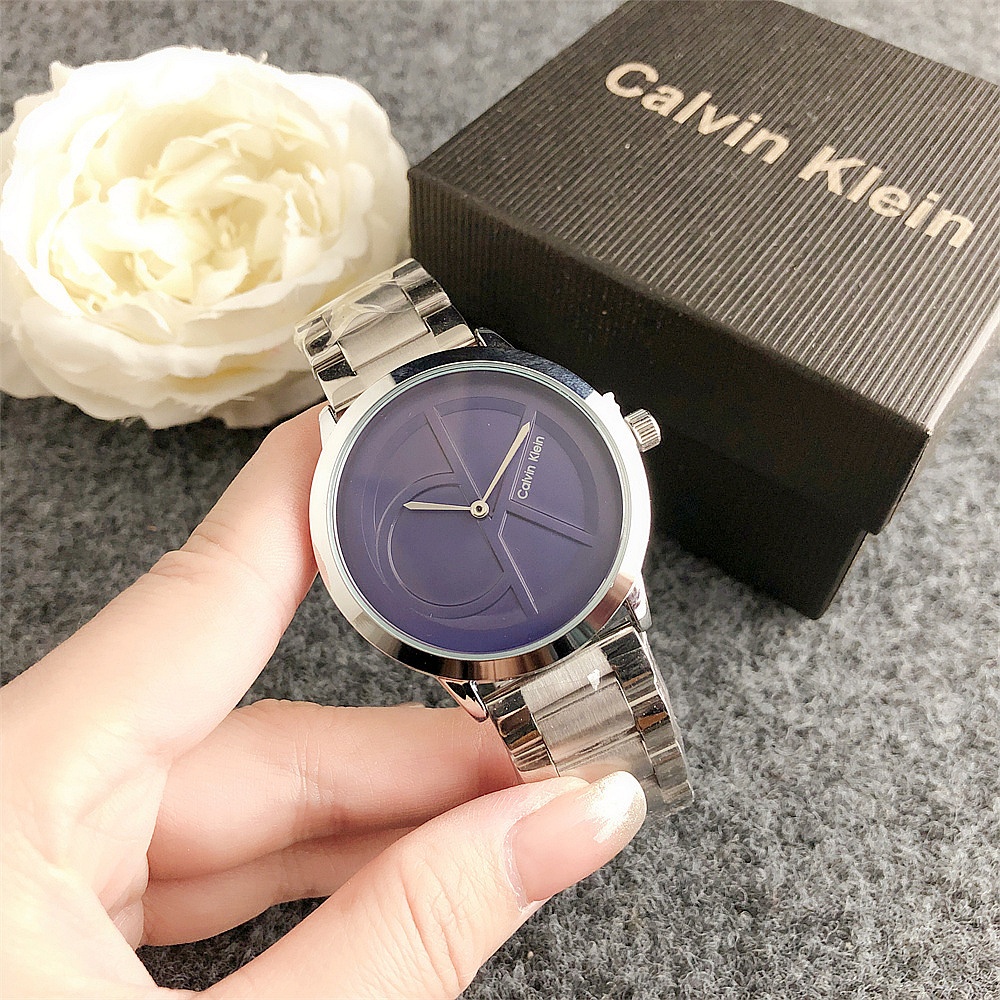 Calvin Klein นาฬิกาข้อมือควอตซ์แฟชั่น สายแสตนเลส สําหรับผู้ชาย