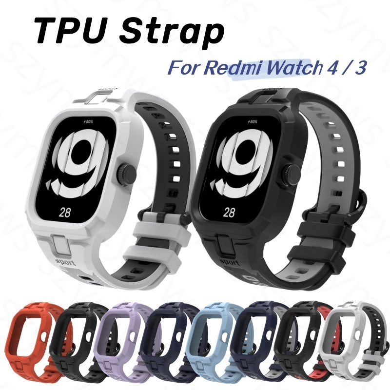 สายนาฬิกาข้อมือซิลิโคน สําหรับ Redmi Watch 4 3
