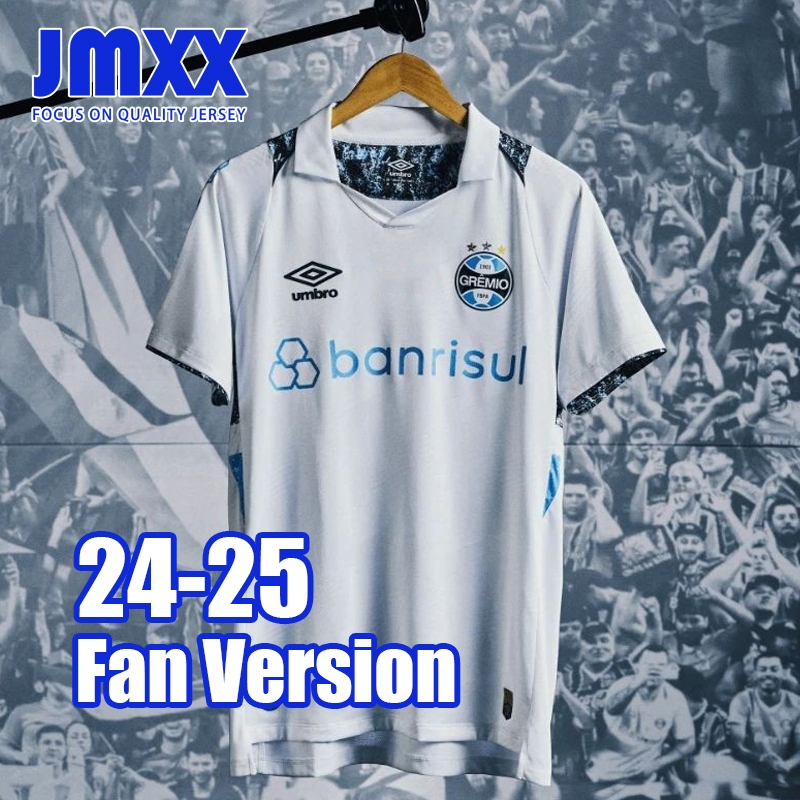 Jmxx เสื้อกีฬาแขนสั้น ลายทีมชาติฟุตบอล Gremio Jersey Home Away Third GK 24-25 ชุดเหย้า คุณภาพสูง สําหรับผู้ชาย 2024 2025