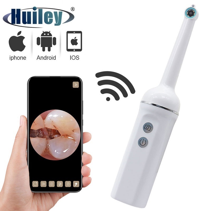 กล้องเอนโดสโคปทันตกรรม WIFI พร้อมกล้อง HD LED ไฟส่องสว่าง สําหรับถ่ายภาพ บันทึกวิดีโอ เชื่อมต่อโทรศัพท์มือถือ