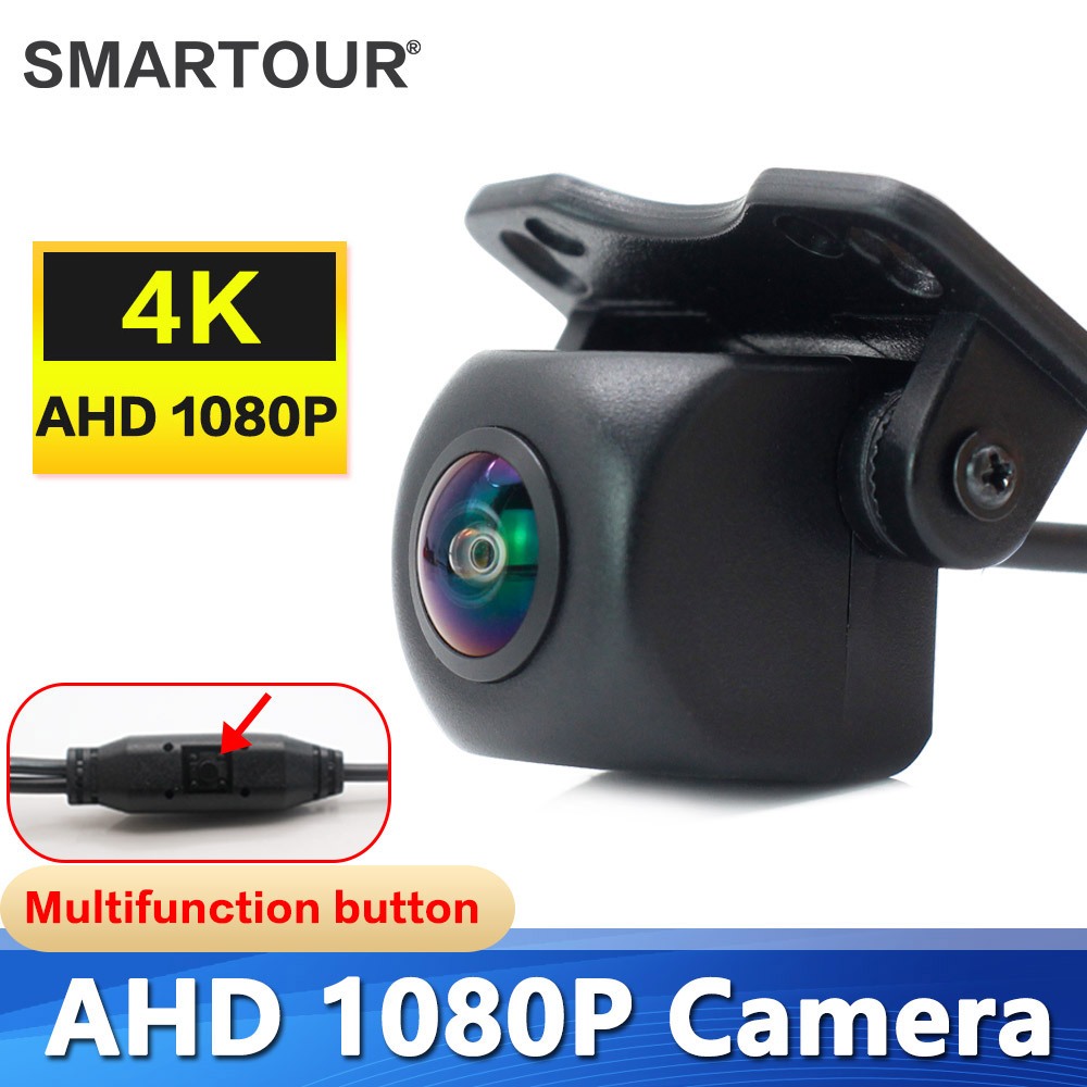 Smartour กล้องมองหลัง AHD 1920x1080P HD มองเห็นที่มืด 4 ฟังก์ชั่น รองรับ CCD AHD