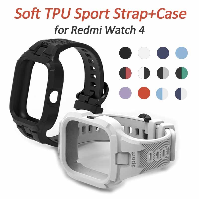 สายนาฬิกาข้อมือ TPU แบบนิ่ม สําหรับ Xiaomi Redmi Watch 4 Smart Watch