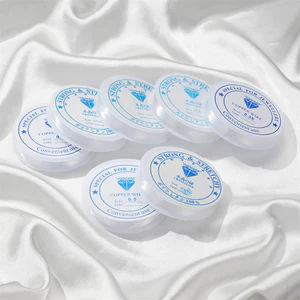 St.kunkka 1 ชิ้นคริสตัลสายตกปลา 25-80mmPET สายการประมง ด้ายประดับด้วยลูกปัด