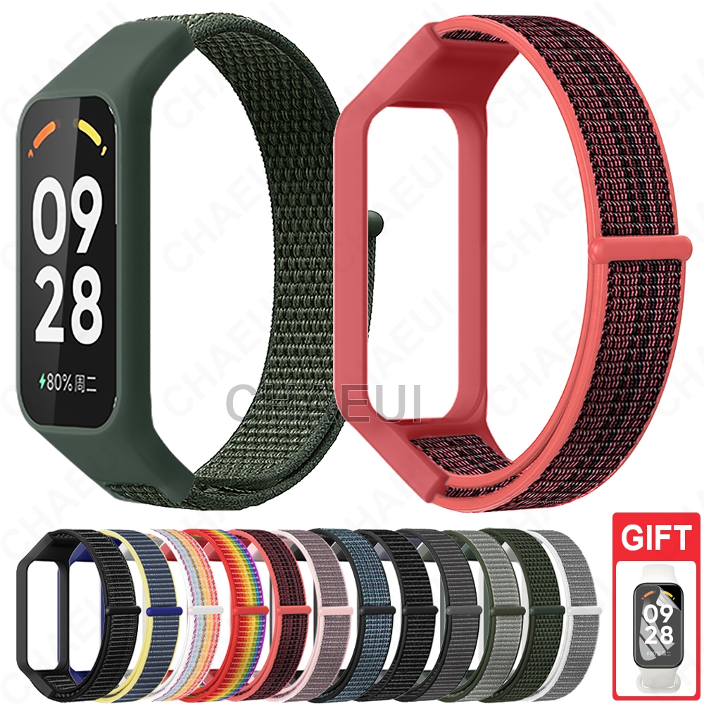 สายนาฬิกาข้อมือไนล่อน แบบเปลี่ยน สําหรับ Xiaomi Smart Band 8 Active / Redmi Smart Band 2