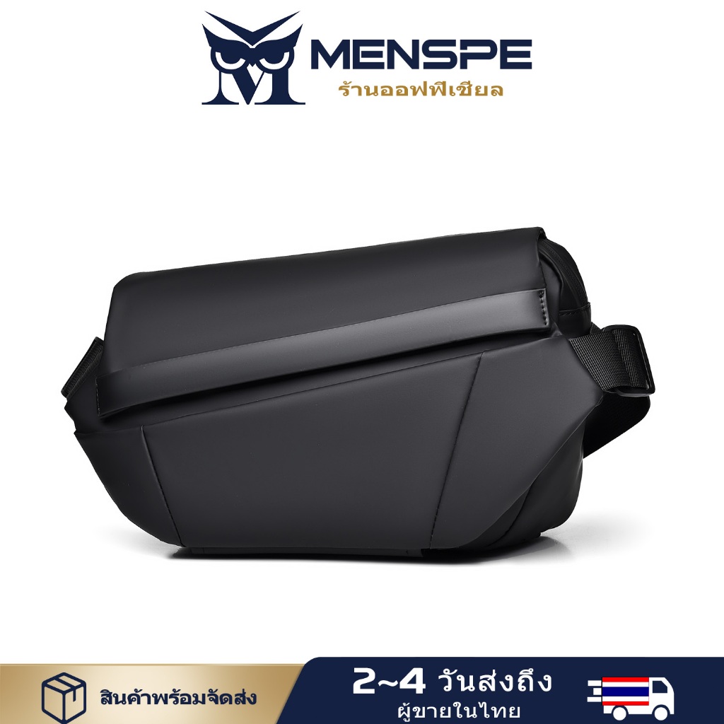 MENSPE กระเป๋าสะพายไหล่ ทรงเมสเซนเจอร์ ขนาดใหญ่ จุของได้เยอะ เหมาะกับการเดินทาง สําหรับผู้ชาย