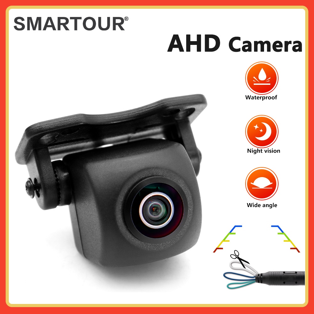 Ccd กล้องมองหลัง มองเห็นกลางคืน HD AHD 720P กันน้ํา 170 องศา สําหรับจอดรถยนต์