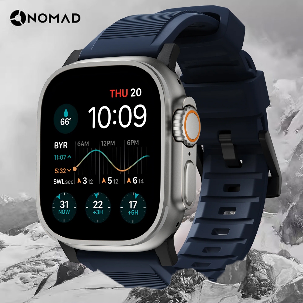 สายนาฬิกาข้อมือซิลิโคน ทนทาน พร้อมตัวเชื่อมต่อโลหะ สําหรับ iWatch Ultra 49 มม. 45 มม. 44 มม. iWatch Series 8 7 6 5 4 3 SE2