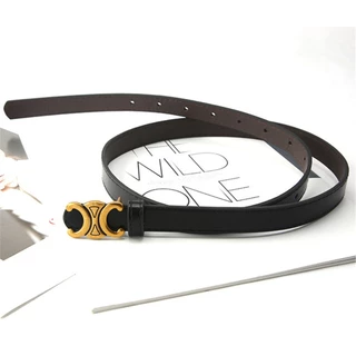 SmileFairyCC【COD & พร้อมส่ง】เข็มขัดคาดเอว คุณภาพสูง สีดํา สีน้ําตาล สไตล์ตะวันตก สําหรับผู้หญิง