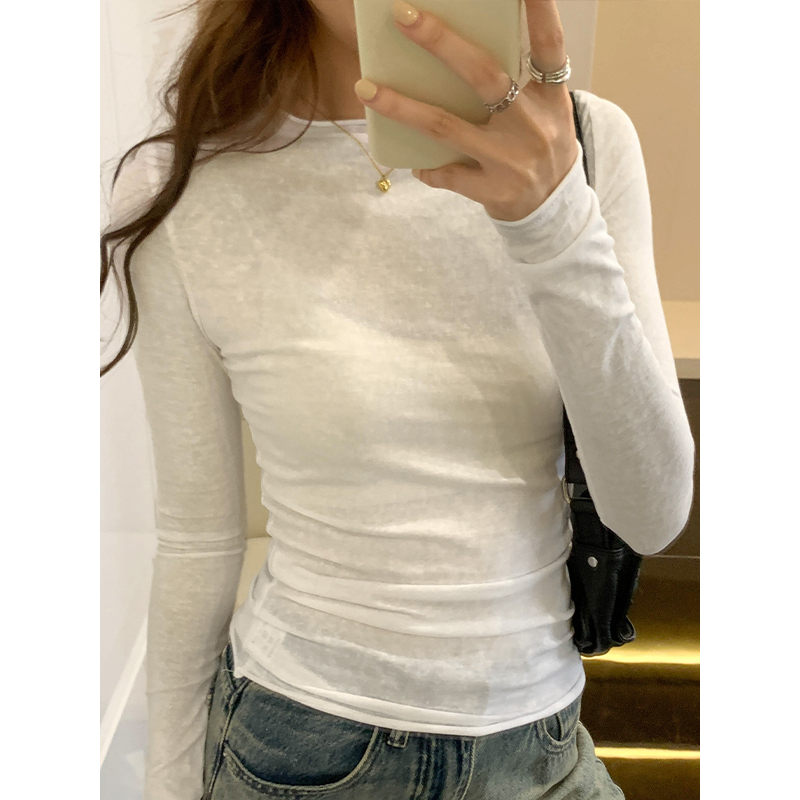 love flower เสื้อเบลาส์แขนยาว ผ้าเรยอน แบบบาง ป้องกันแดด ระบายอากาศได้ดี แฟชั่นฤดูร้อน สําหรับผู้หญิง