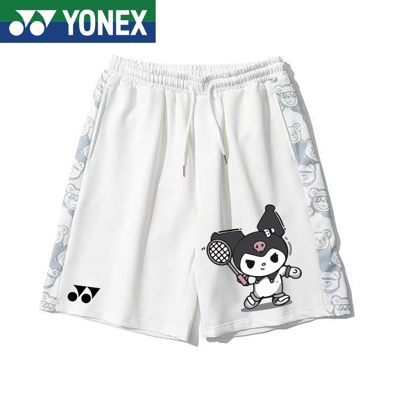 Yonex's ใหม่ กางเกงขาสั้น ลายแบดมินตัน "Kuromi" ระบายอากาศ แห้งเร็ว สําหรับเด็กผู้ชาย และเด็กผู้หญิง เหมาะกับฤดูร้อน