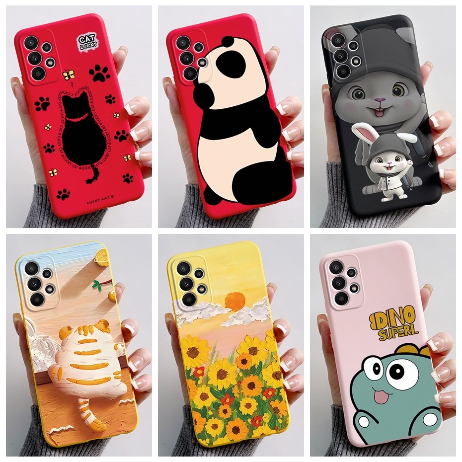 เคสมือถือ แบบนิ่ม ลายการ์ตูน สําหรับ Samsung Galaxy A23 A33 A53 A73 5G Samsung A23 4G SM-A235F A 23 A 53