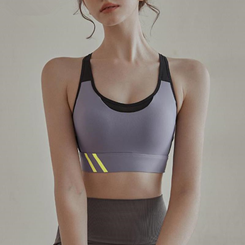 ผู้หญิงกีฬา Bra คงที่หน้าอก Pad สําหรับผู้หญิงกันกระแทกฟิตเนส Push Up ออกกําลังกาย Bralette