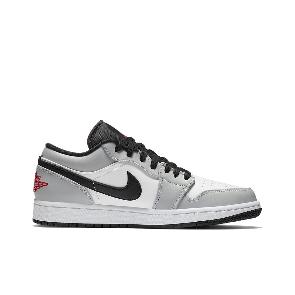 Nike Jordan Air Jordan 1" รองเท้าผ้าใบลําลอง สีเทาควันบุหรี่