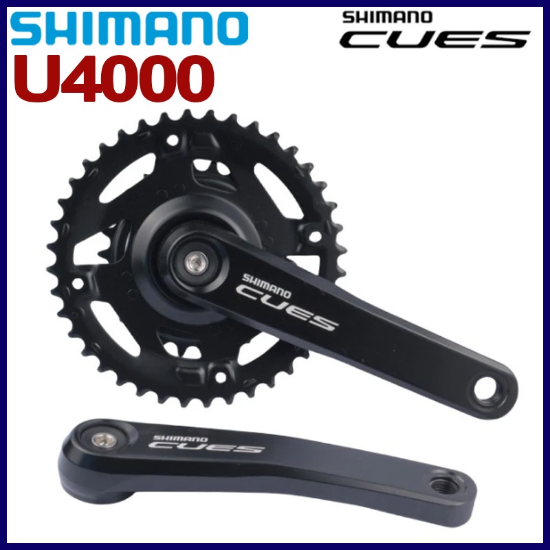 Shimano CUES U4000 ชุดจานหน้าจักรยาน 2x9S 2x10S 2x11 ความเร็ว 170 มม. 36-22T 40-26T