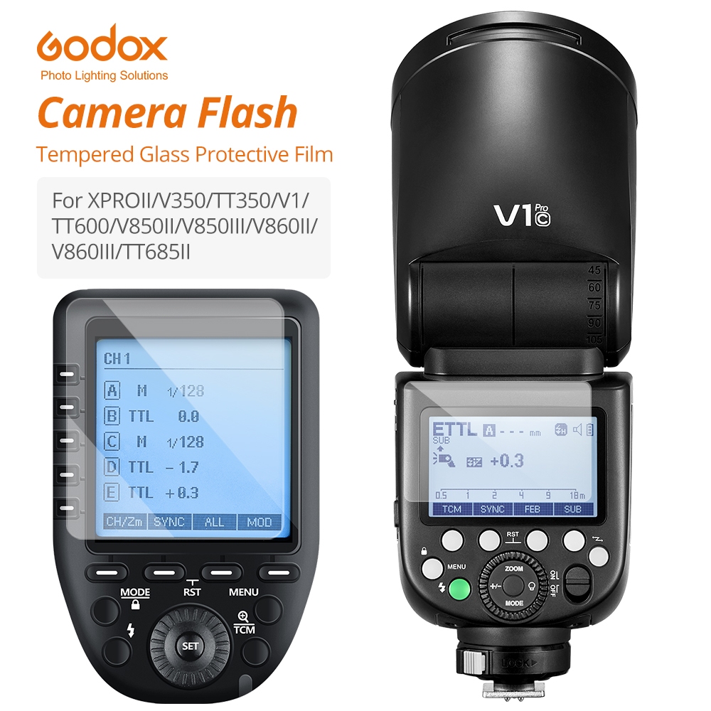 Godox ฟิล์มนิรภัย กันน้ํา กันฝุ่น กันรอยขีดข่วน สําหรับ V350 V1 V850III TT600