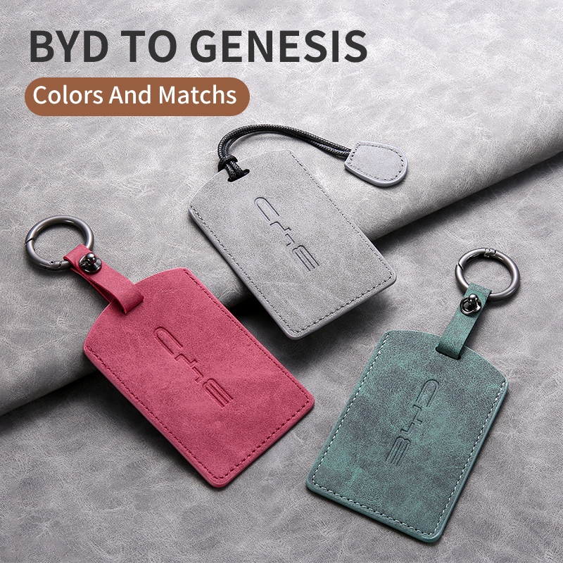 เคสกุญแจรีโมทรถยนต์  ลายโลมา สําหรับ BYD Atto 3 Dolphin Seal Tang DM Han EV NFC ของแต่งรถยนต์  พวงกุญแจ