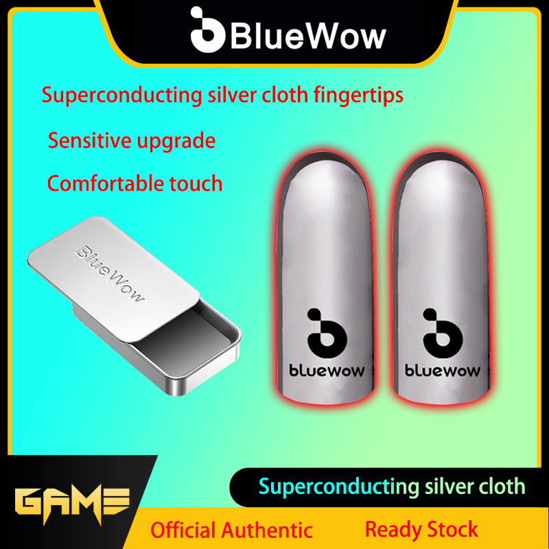 Bluewow ใหม่ ถุงมือนาโนไฟเบอร์ แบบบาง ระบายอากาศ กันเหงื่อ สําหรับเล่นเกม