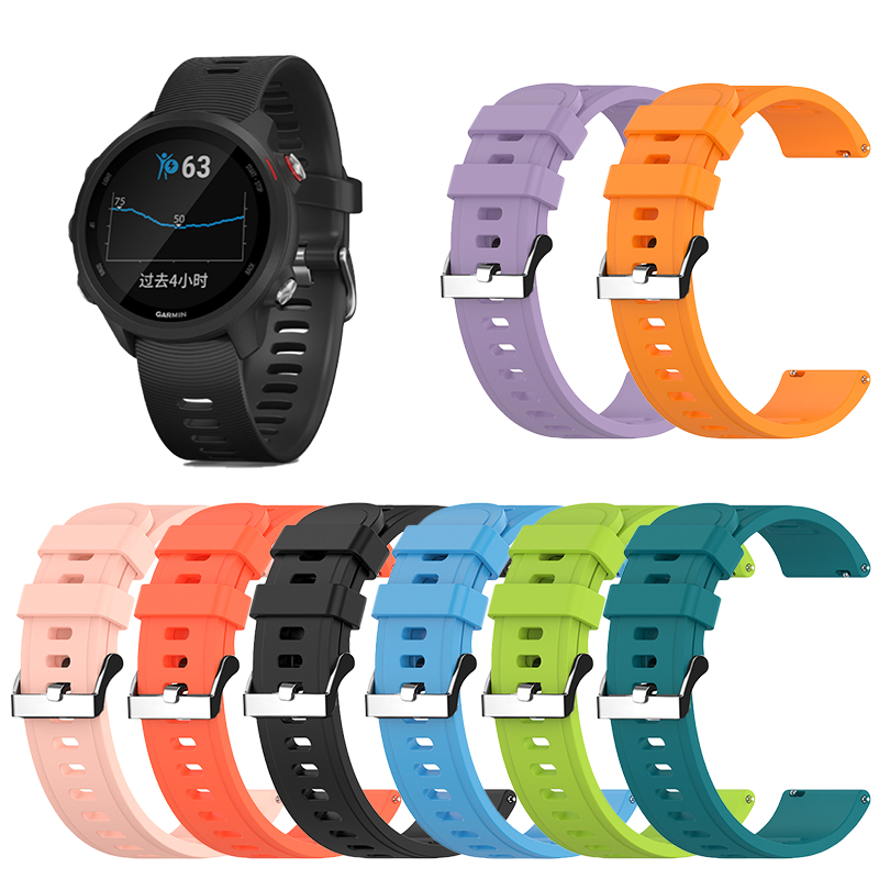 สําหรับผู้เบิกทาง Garmin 158 165 245 645 VivoActive 5 Garmin Move Trend สายนาฬิกาซิลิโคน