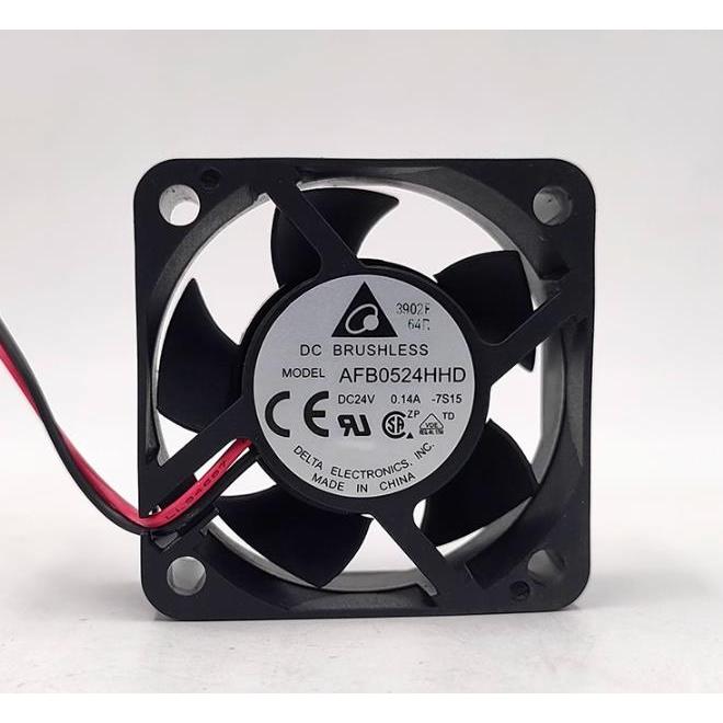 DELTA/DELTA 5cm 5020 AFB0524HHD 24v 0.14a พัดลมระบายความร้อนอินเวอร์เตอร์