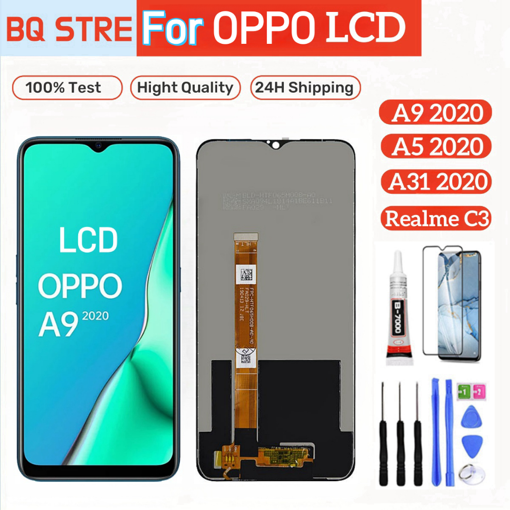  หน้าจอสัมผัส LCD สําหรับ OPPO A9 2020 A5 2020