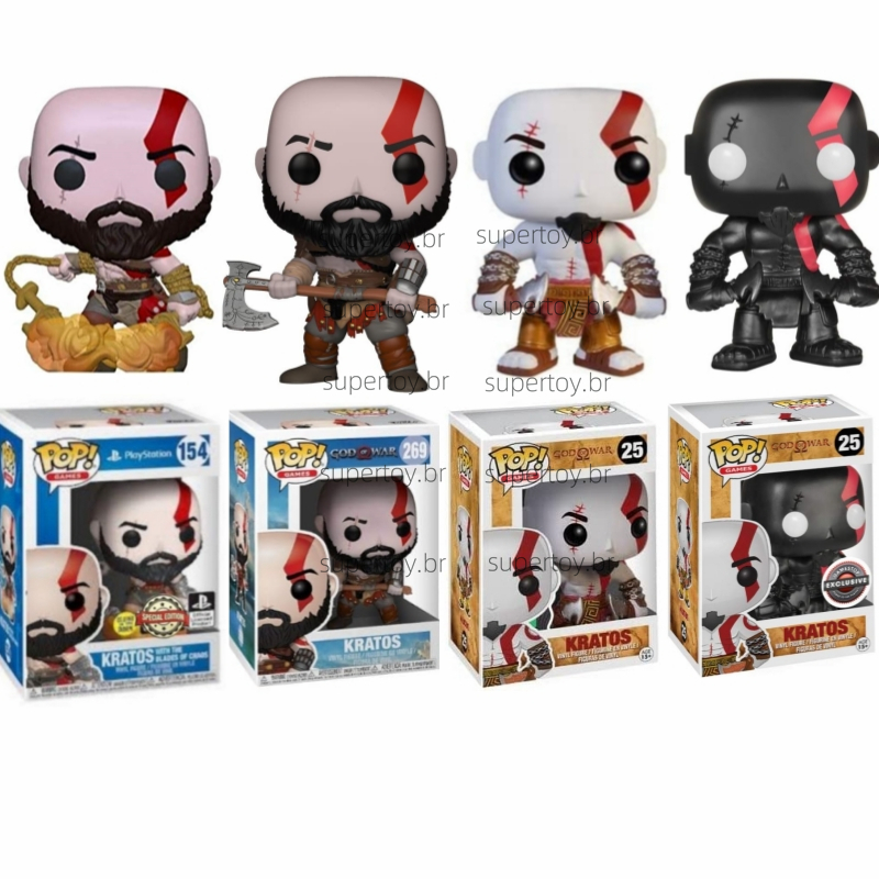 Funko Pop! ฟิกเกอร์เกม God of War - Kratos The Hunter 25 269 154 622 สําหรับสะสม