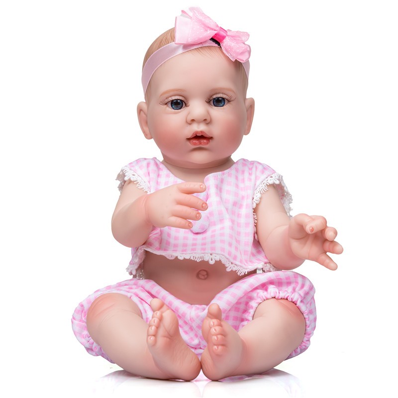 Npk ตุ๊กตาเด็กทารกแรกเกิด ซิลิโคนนิ่ม กันน้ํา 40 ซม. สําหรับอาบน้ํา