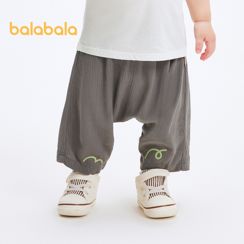 Balabala กางเกงลําลองขาสั้น แบบบาง ใส่สบาย เหมาะกับฤดูใบไม้ผลิ และฤดูร้อน สําหรับเด็กผู้ชายและผู้หญิง 2024