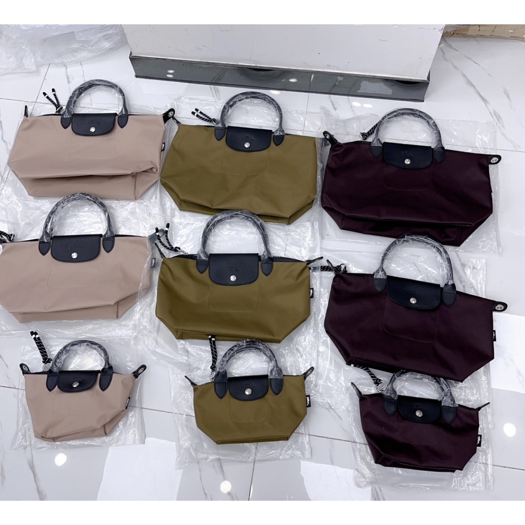 รุ่นท็อป LE PLIAGE ENERGY Series กระเป๋าสะพาย Messenger 8 สีสายสะพายไหล่ที่ถอดออกได้